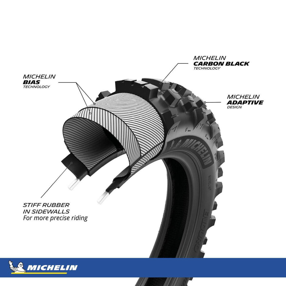 Michelin Enduro Medium 2 Rear Tyre  65R 120 90-18"