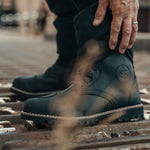Spada Pilgrim Grande Rev 2 Waterproof Motorcycle Boots - Distressed Black