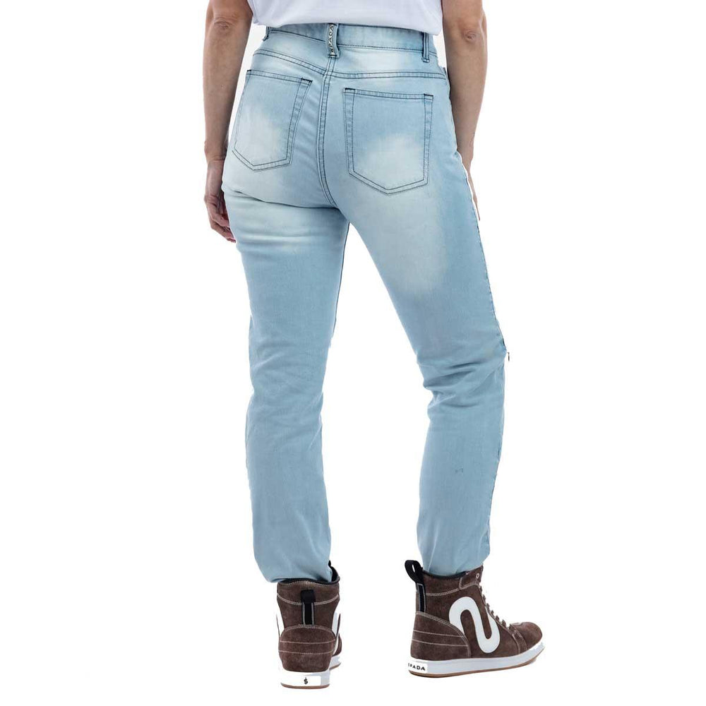 Spada Drifter Ladies Motorcycle Jeans - Short Leg - Beach Blue