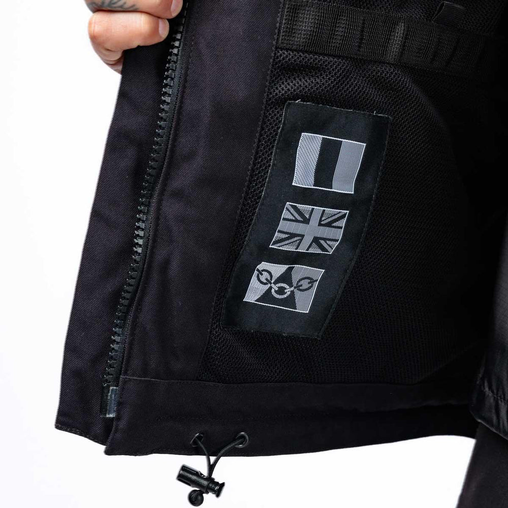 Spada Vanguard Waterproof Motorcycle Jacket - Stealth Black