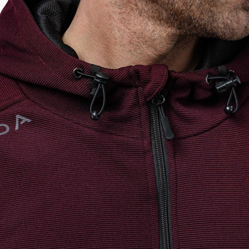 Spada Blade Zip CE Hoodie - Port Red