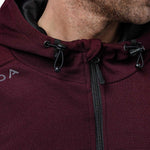 Spada Blade Zip CE Hoodie - Port Red