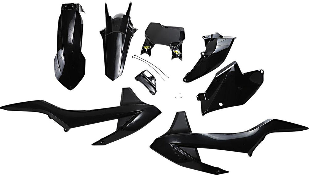 Cycra Plastics Kit For KTM  SX125 2016-2018 - Black