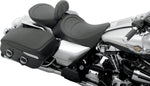 Drag Specialties Backrest Compatible Mild Stitched Solo Seat For Harley Davidson FLHR 1340 1997-1998 56cm Long - Black
