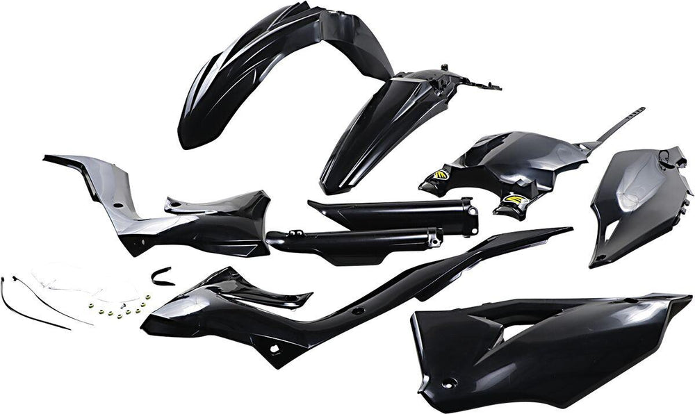Cycra Powerflow Plastics Kit For Kawasaki KX450X 2021-2023 - Black