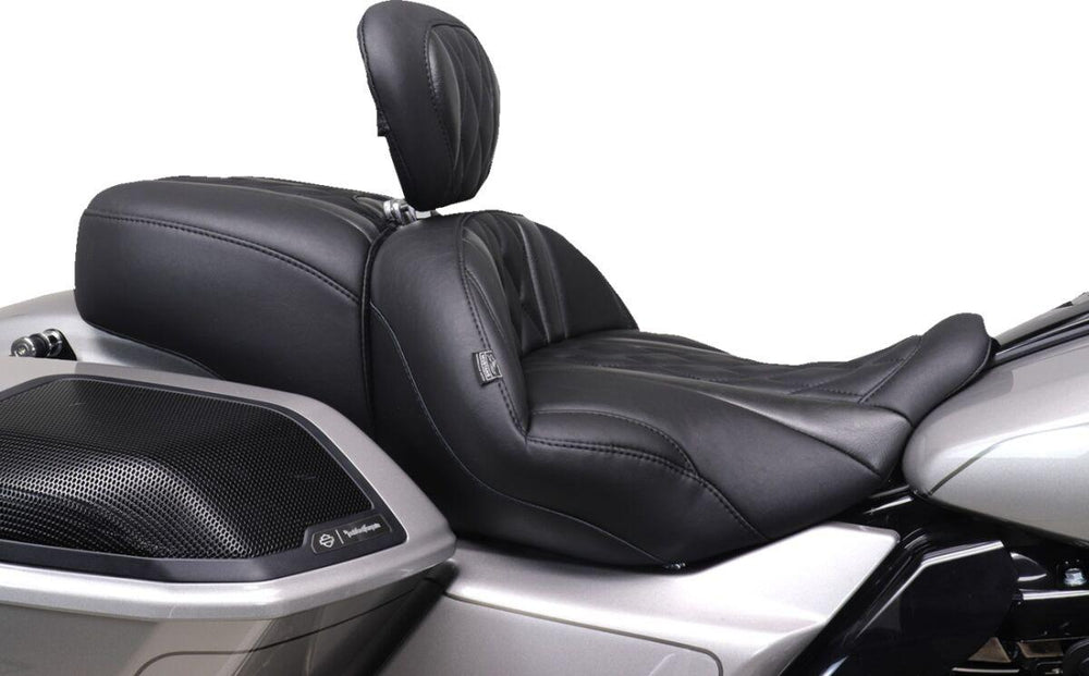 Mustang Deluxe Touring Seat For Harley Davidson FLHX 1923 ABS 2024-2026 - Black