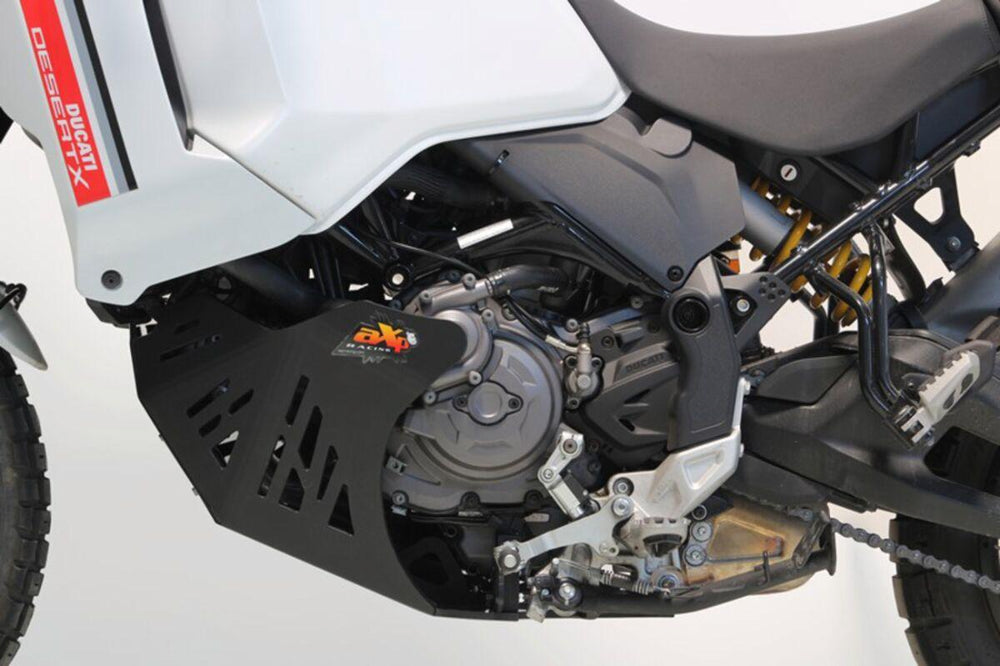 AXP Adventure Skid Plate For Ducati Desert X 950 2022-2023 - Black