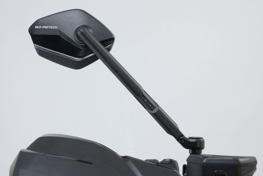 SW Motech Sport Mirror Set Short Arm For KTM Adventure 640 1999-2006 - Black