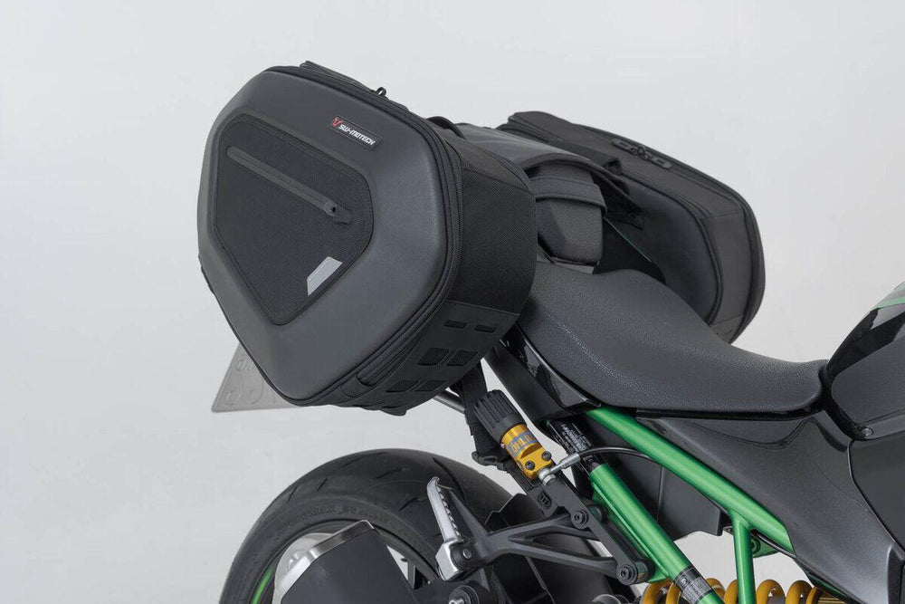 SW Motech Pro Blaze H Saddlebag Set with EDGE protection For Kawasaki Z 900 ABS 2022-2026 - Black
