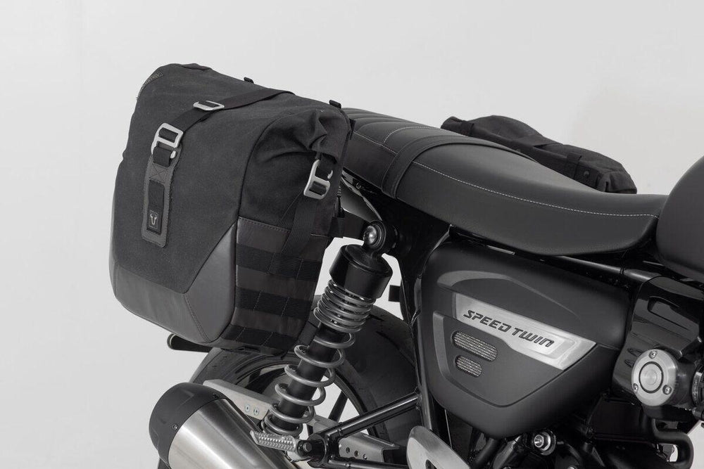 SW Motech Legend Gear LC2 Side Pannier Bag System For Triumph Speed Twin 1200 2019-2024 - Black