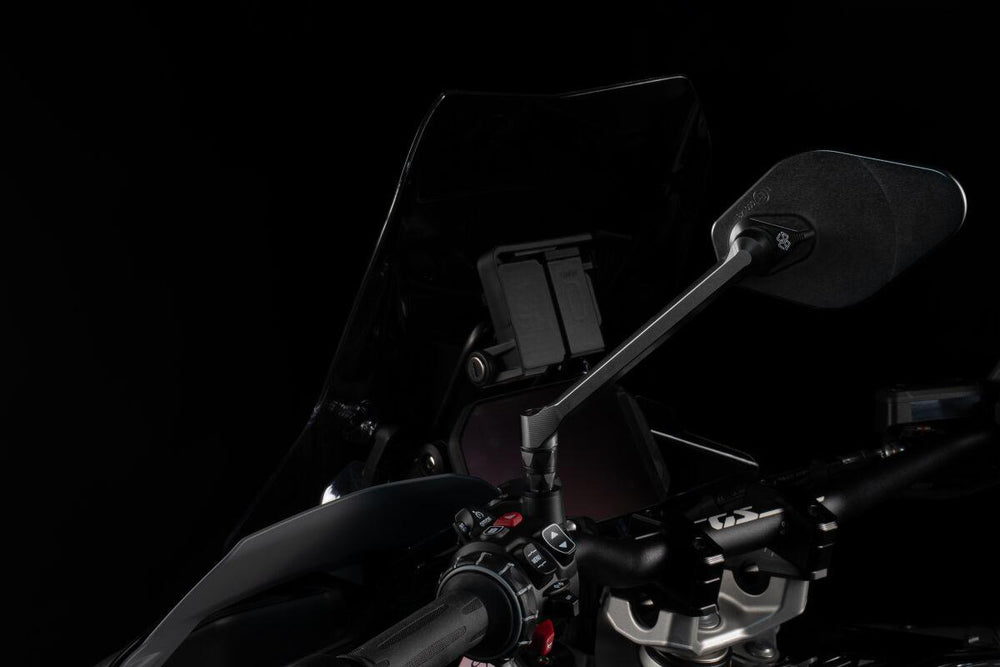 Gilles Stratos Mirror M8 For Ducati Hypermotard 1100 2007-2010 Right - Black