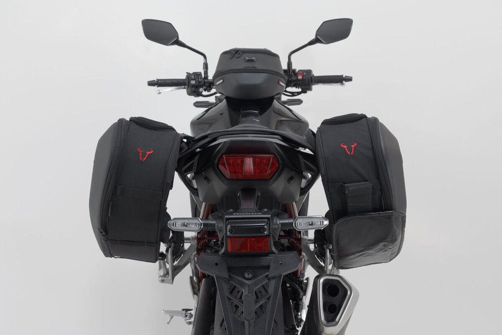 SW Motech Pro Blaze H Saddlebag Set With Edge Protection & Heat Guard For Honda CB 750 2023-2024 - Black