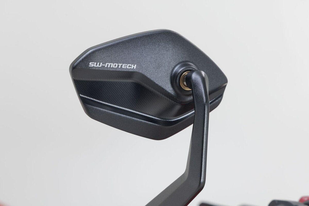 SW Motech Bar End Mirrors For KTM Duke 125 ABS 2023-2026 - Black