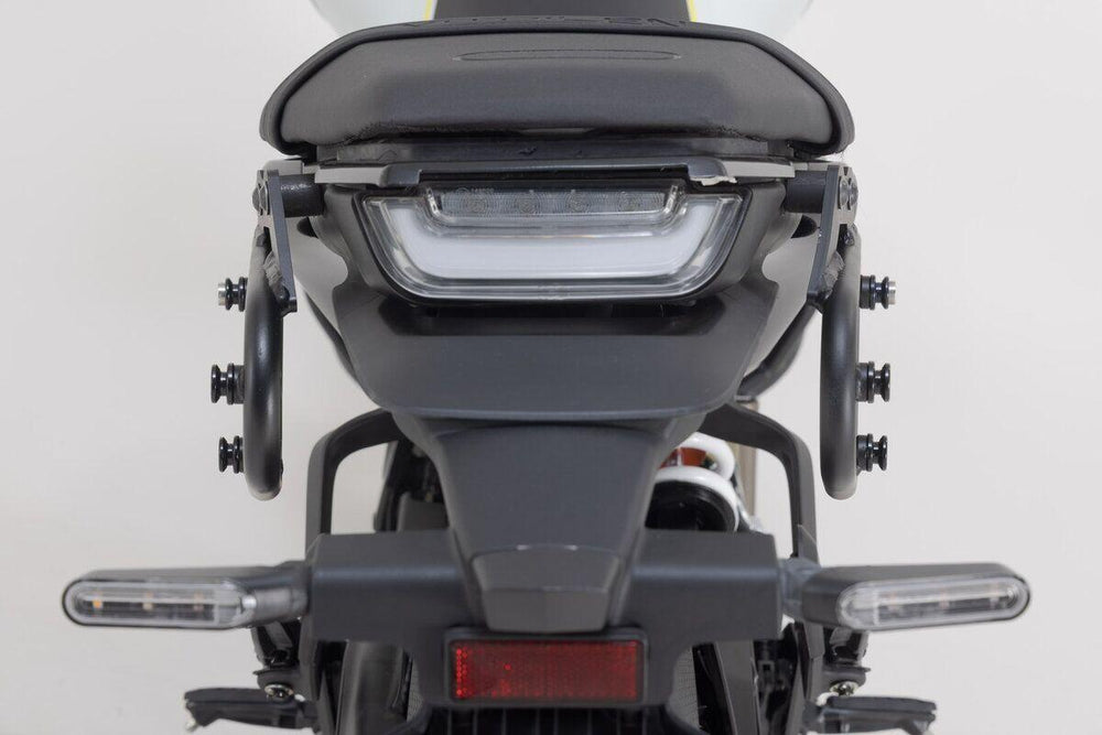 SW Motech Legend Gear LC2 Side Pannier Bag System For Husqvarna Svartpilen 401 2023-2024 - Black/Brown
