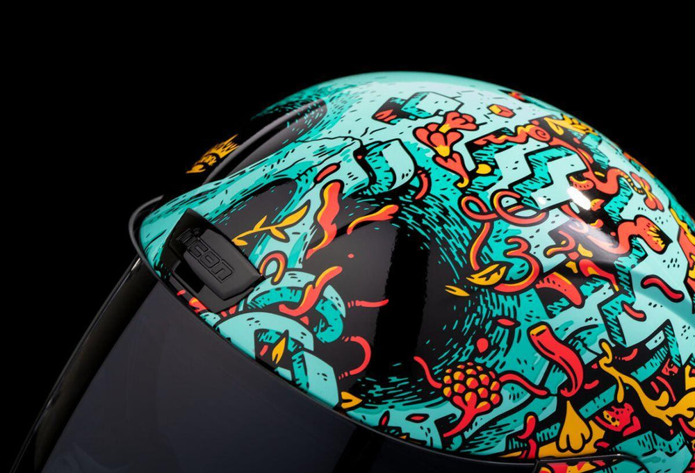 Icon Unisex Airform Munchies MIPS Helmet - Blue