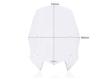 WRS Windscreen For Yamaha XP 560 T-Max ABS 2022-2024 52.5 cm (20-43/64") - Clear