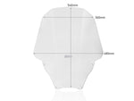 WRS Windscreen for Scooter For Honda NSS 125 ABS 2021-2024 54 cm (21-1/4") - Clear