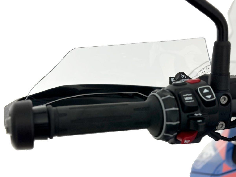 WRS Hand Guards Extension Kit for BMW R 1300 GS 2023-2024 For BMW R 1300 GS ABS - Transparent