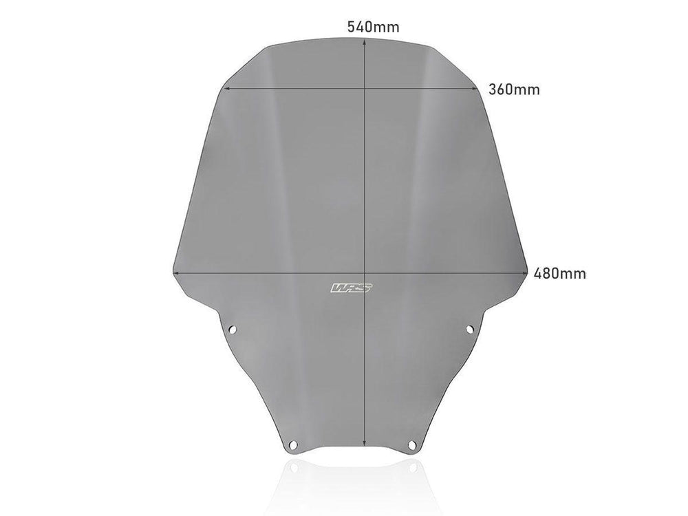 WRS Windscreen for Scooter For Honda NSS 125 ABS 2021-2024 54 cm (21-1/4") - Smoke