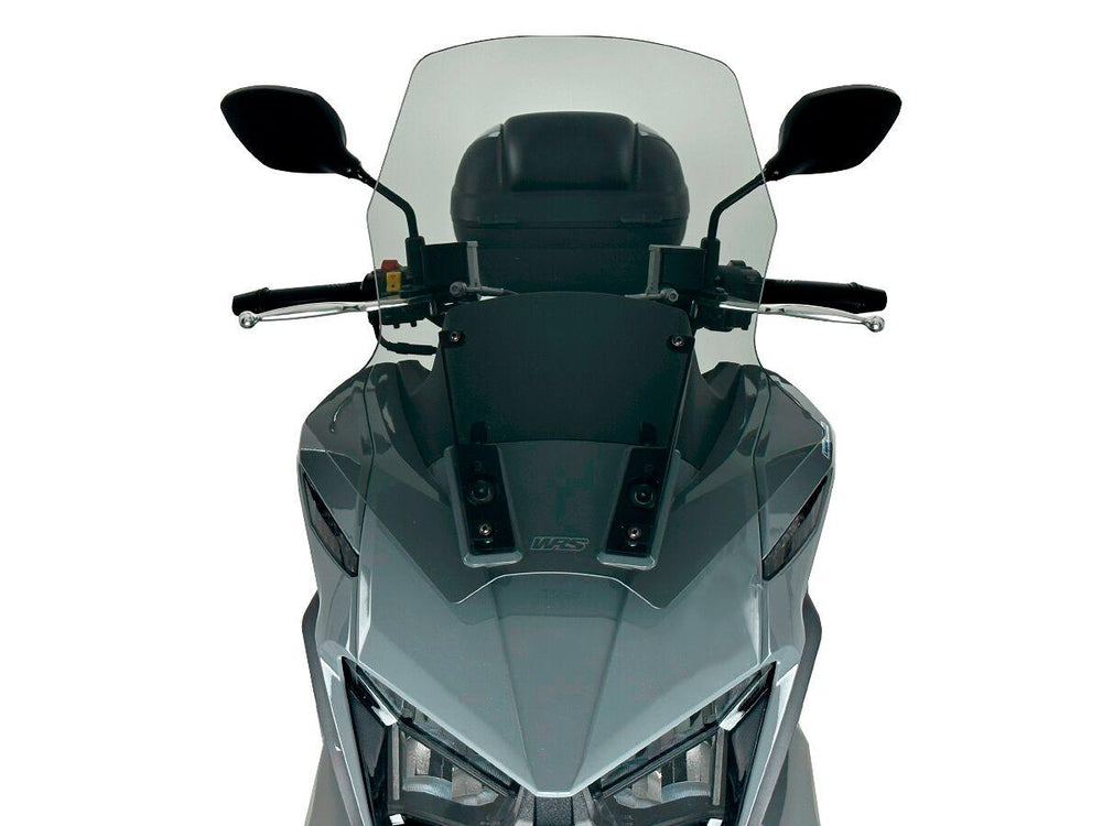 WRS Windscreen For Sym Jet X 125 ABS 2021-2023 52 cm (20-1/2") - Smoke