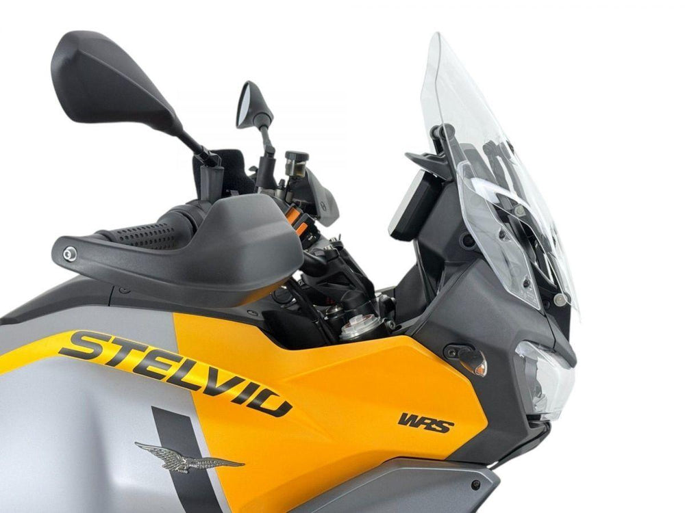 WRS Windscreen Touring W/ Radar Stelvio For Moto Guzzi STELVIO 1000 ABS 2024-2025 48 cm (18-7/8") - Clear