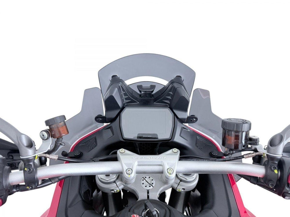 WRS Windscreen For Ducati MultiStrada V2 900 ABS 2025-2026 36.5 cm (14-3/8") - Dark Smoke