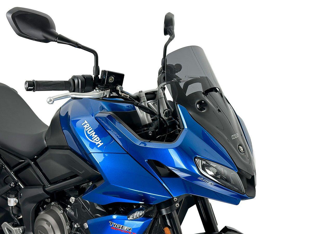 WRS Windscreen For Triumph Tiger Sport 660 ABS 2022-2023 46 cm (18-1/8") - Dark Smoke