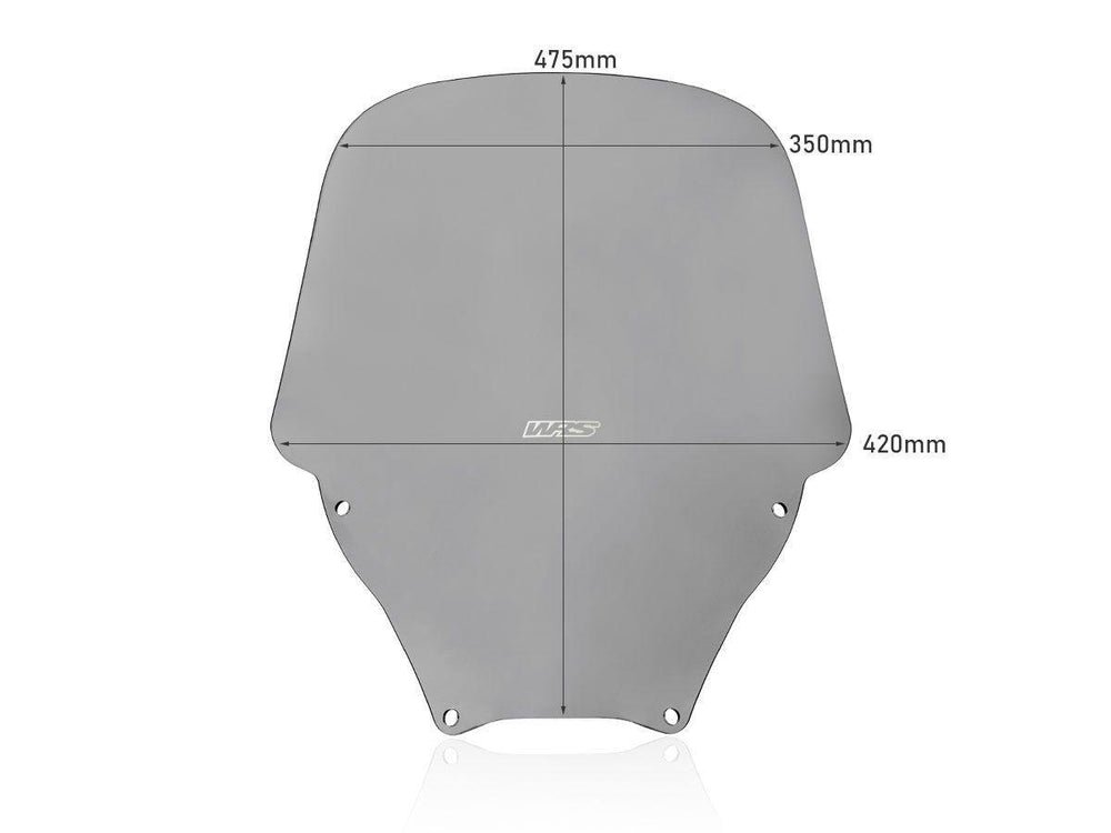 WRS Windscreen for Scooter For Honda NSS 125 ABS 2021-2024 47.5 cm (18-3/4") - Smoke