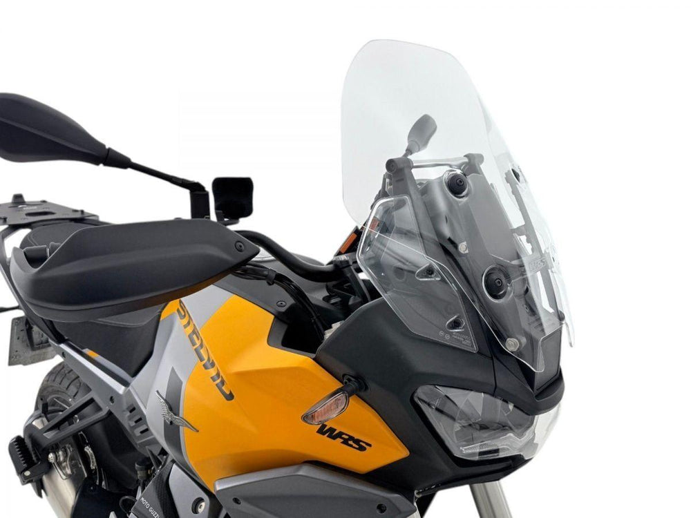 WRS Windscreen Caponord W/ Radar Stelvio For Moto Guzzi STELVIO 1000 ABS 2024-2025 48 cm (18-7/8") - Clear