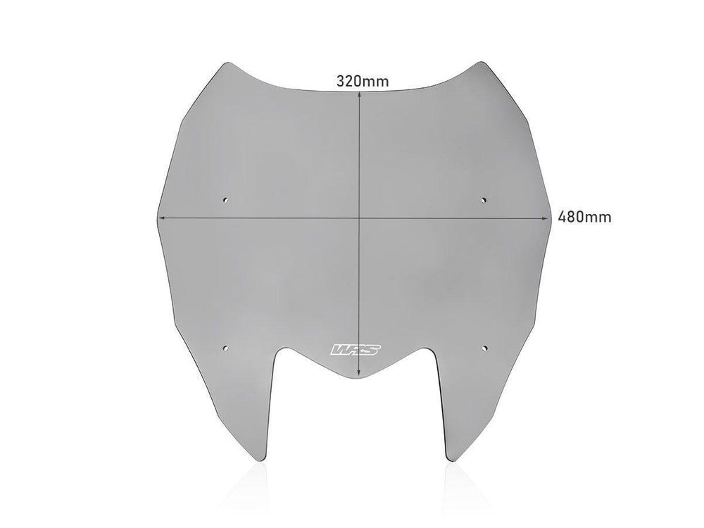 WRS Windscreen For Yamaha XP 560 T-Max ABS 2022-2024 32 cm (12-1/2") - Smoke