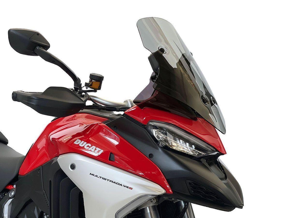 WRS Windscreen For Ducati MultiStrada V4 1200 ABS 2022-2025 52 cm (20-1/2") - Dark Smoke