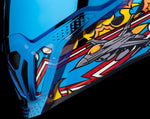 Icon Unisex Airflite Flyboy Helmet - Blue