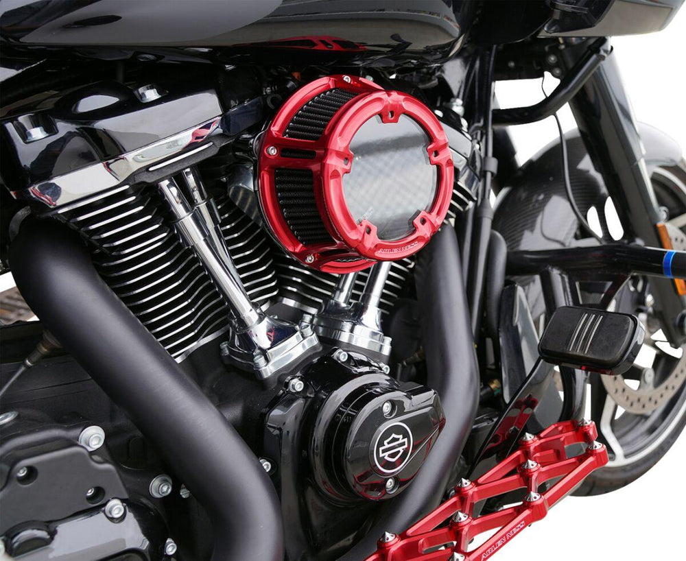 Arlen Ness Method Clear Series Air Cleaner For Harley Davidson FLHX 1923 2024-2026 - Red