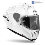 Airoh GP800 FIM Racing Approved 12K UD Carbon Helmet White Gloss