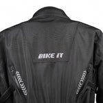 Bike It  Triple Black All-Weather Waterproof Adventure Touring Motorcycle Jacket