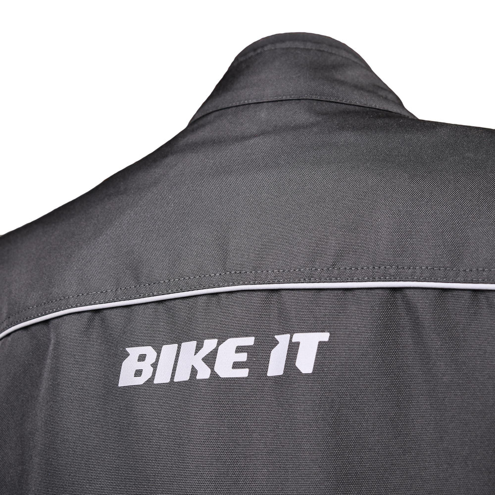 Bike It  Herm Textile Waterproof Motorcycle Bomber Casual Jacket