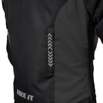 Bike It  Insignia Textile Ladies Waterproof Motorcycle Jacket Black