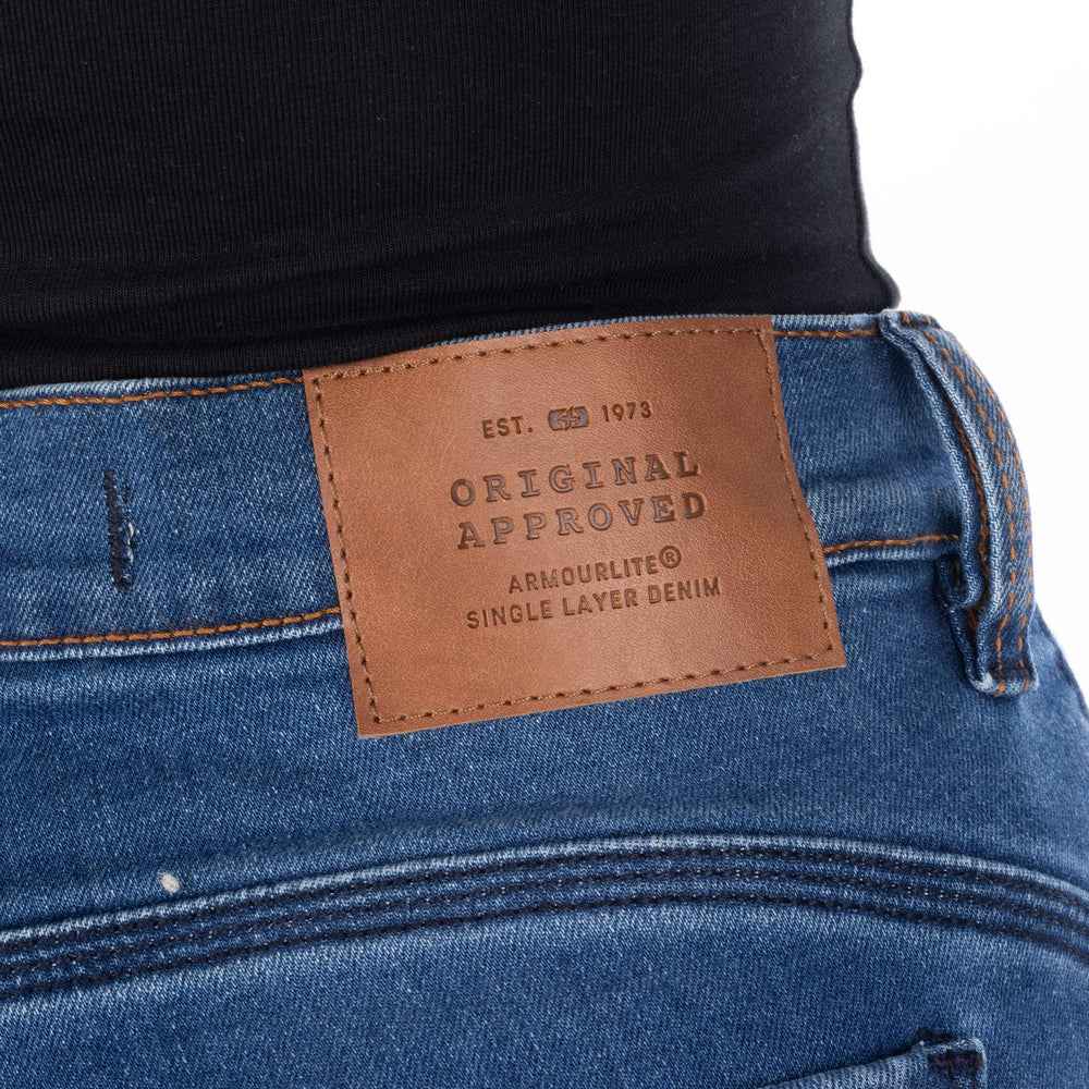 Oxford Original Approved Sofia AA Slim Ladies Jean Mid Blue