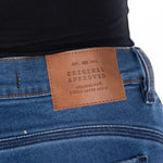 Oxford Original Approved Sofia AA Slim Ladies Jean Mid Blue