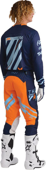 Thor Launchmode Futura Jersey - Light Blue/Navy/Orange
