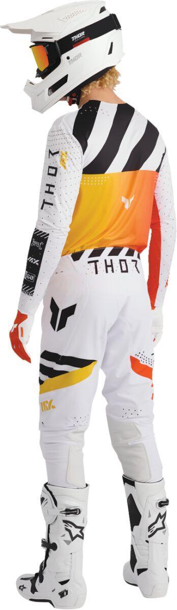Thor Sportmode Synth Jersey - Black/Orange/White/Yellow