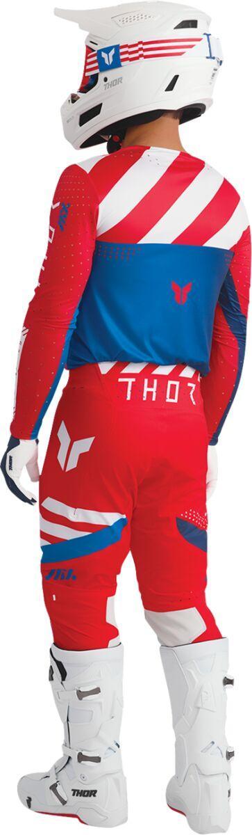 Thor Sportmode Synth Jersey - Blue/Red/White