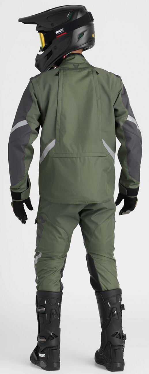Thor Terrain Gloves - Army Green/Black/Charcoal