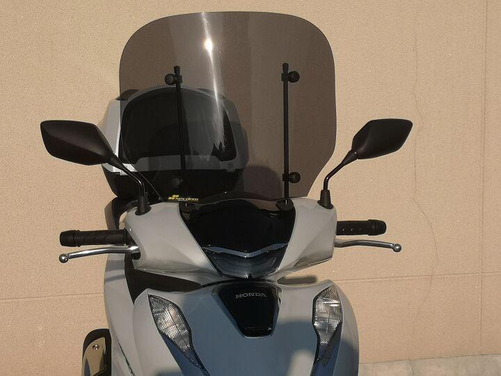 Bullster Windscreen For Honda SH 125 I 37.5 cm (14-3 4") - Grey Smoke