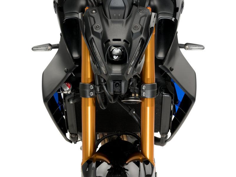 Puig Downforce Spoilers For Yamaha MT-09 2021-2023 - Black