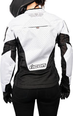 Icon Unisex Womens Mesh AF Jacket - Black White