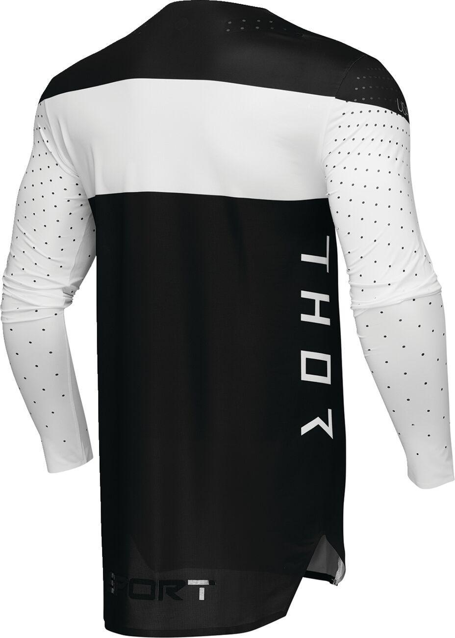 Thor Sportmode Strike Jersey - Black White