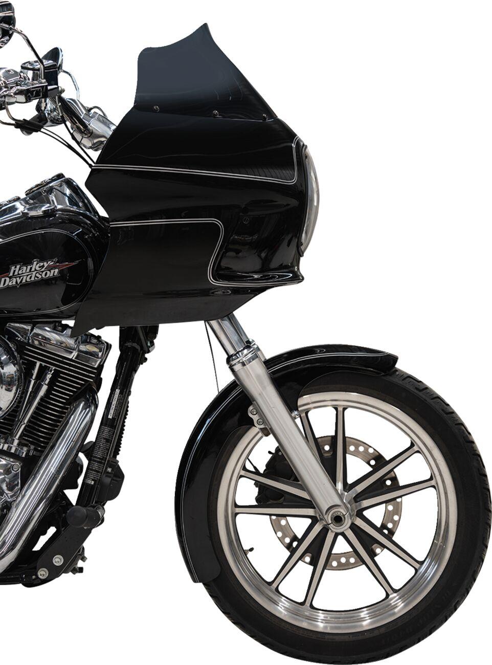 Klock Werks FXRP-Style Fairing Kit For Harley Davidson FXD 1584 2007-2010 - Black/Powder-Primed/White