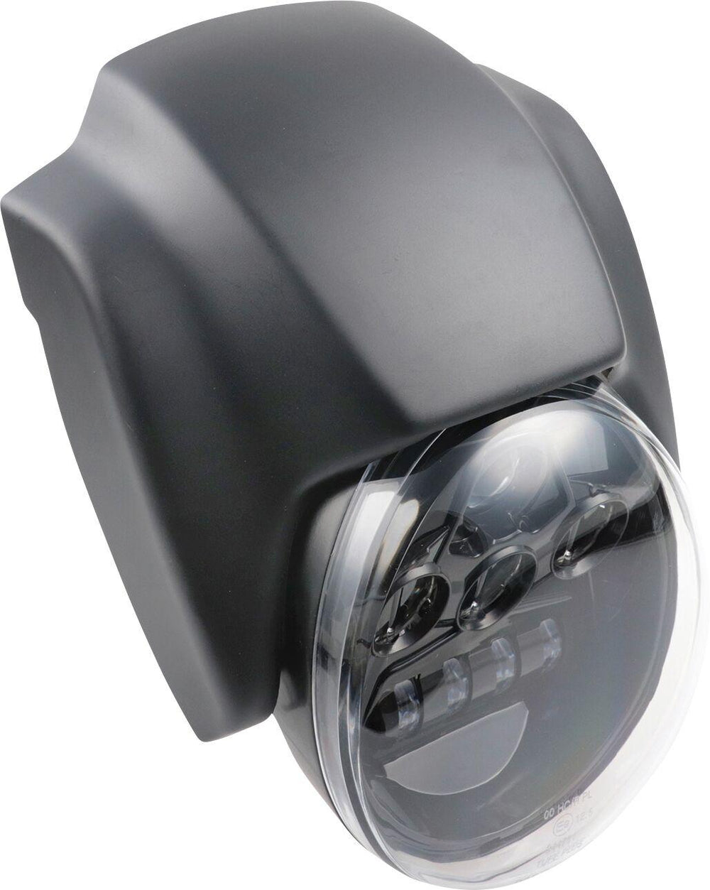 Cult Werk Night Rod Style Headlight Kit For Harley Davidson FXSB 1690 2013 - Raw Black