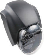Cult Werk Night Rod Style Headlight Kit For Harley Davidson FXSB 1690 2013 - Raw Black